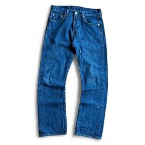 Dark Wash Levi’s 501 Button Fly Jeans